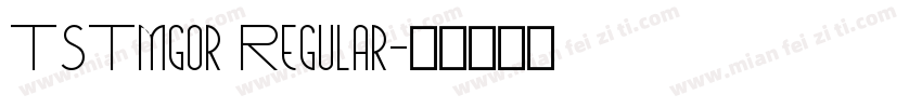 TSTmgor Regular字体转换